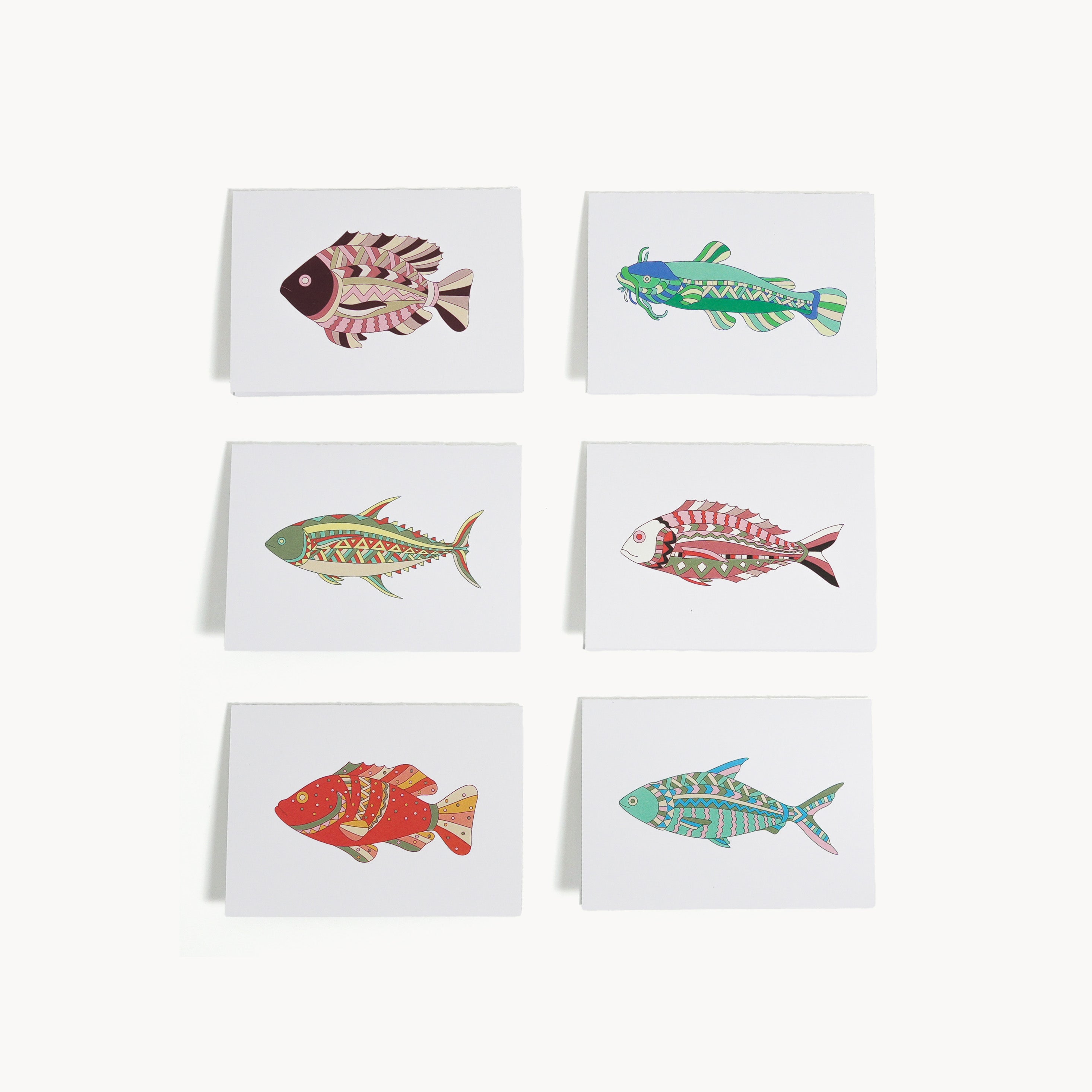 Dampa - Folded Cards with Envelopes Design 1 (set of 12)