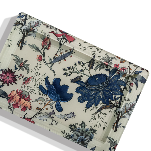 Floretta Beige - Acrylic Tray