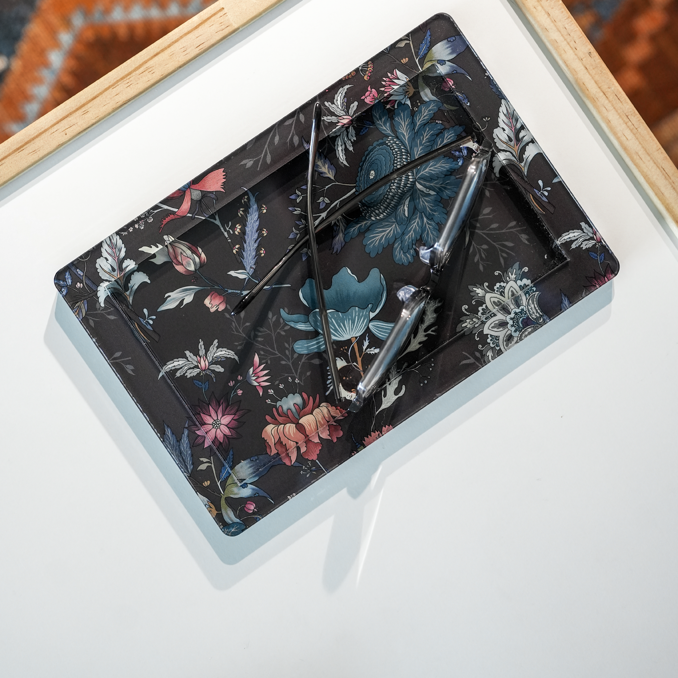 Floretta Brown - Acrylic Tray