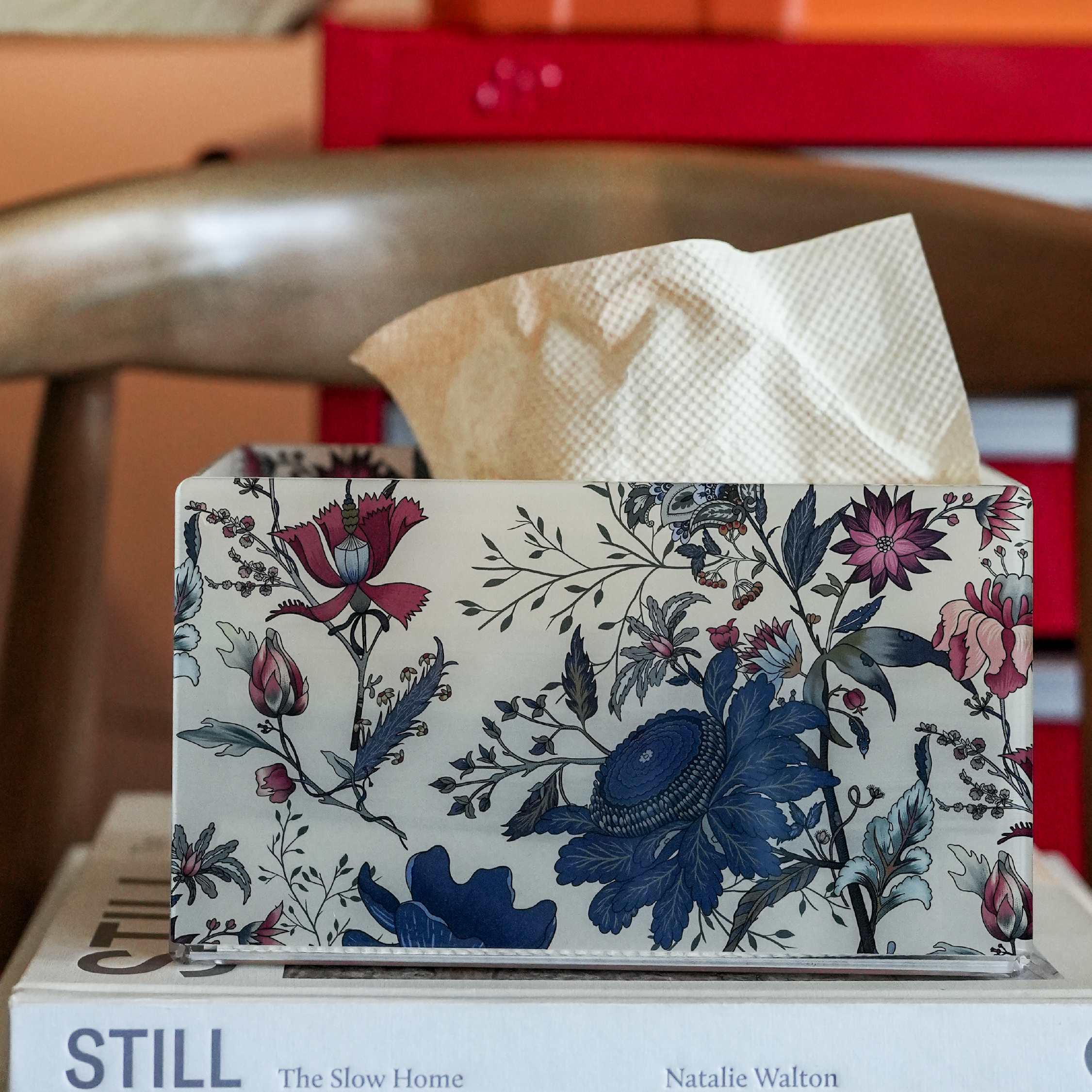 Floretta Beige - Hand Paper Towel Box