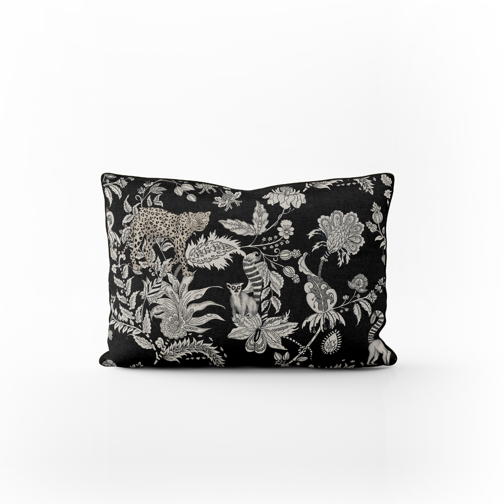Notturno Noir - Lumbar Pillow Cover