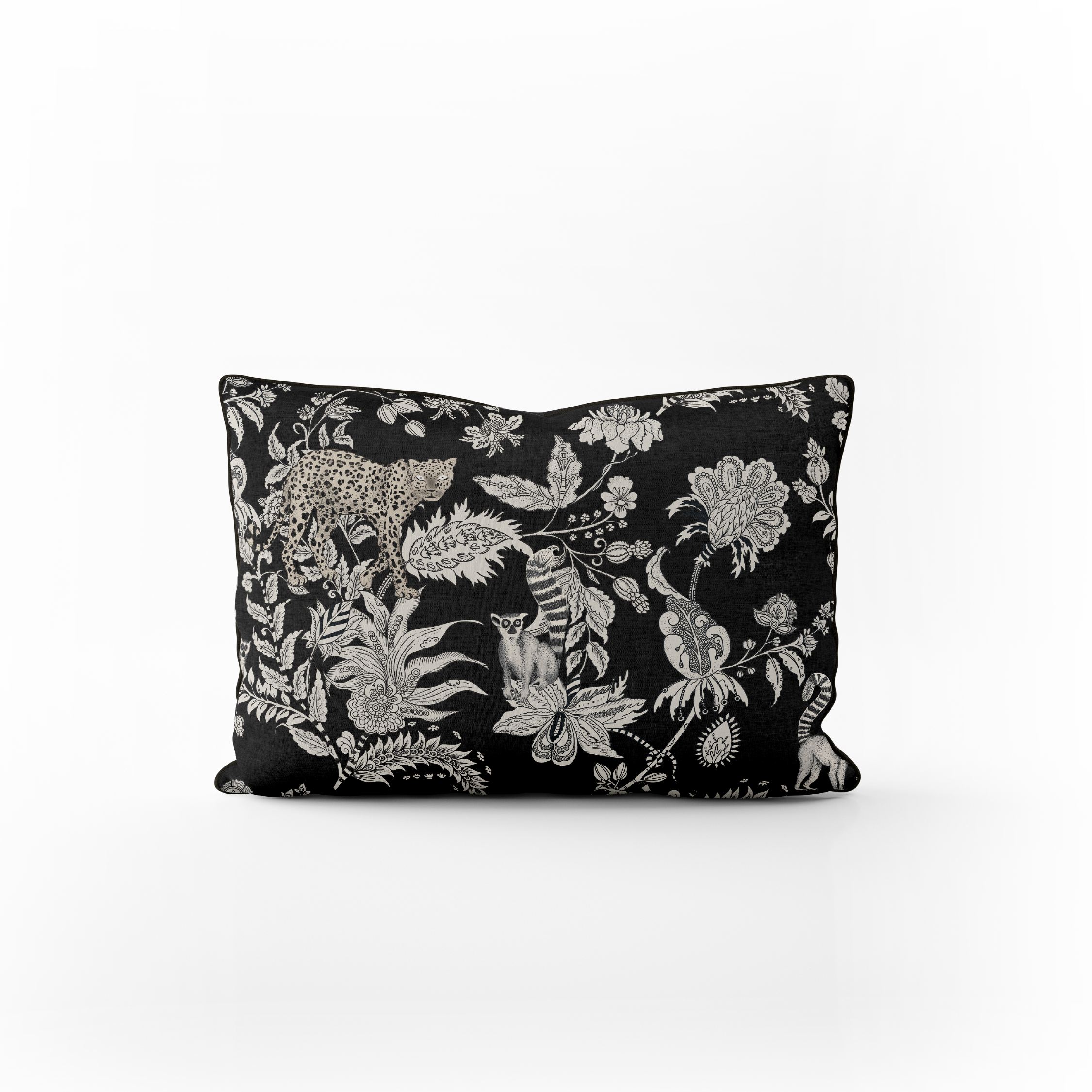 Notturno Noir - Lumbar Pillow Cover