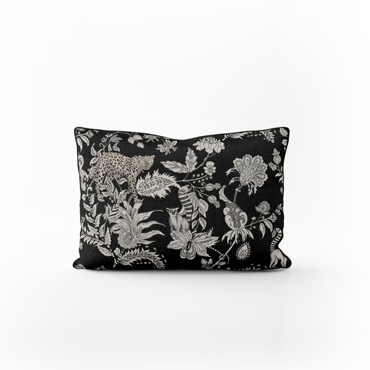 Notturno Noir - Lumbar Pillow Cover