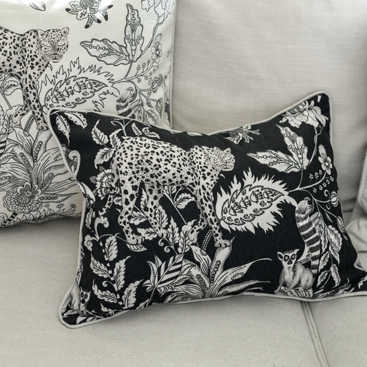 Notturno Noir - Lumbar Pillow Cover