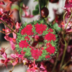 Poinsettia Ornaments (set of 3)