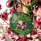 Poinsettia Ornaments (set of 3)