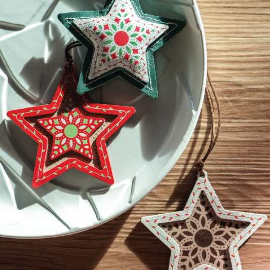 Estrella Ornaments (set of 3)
