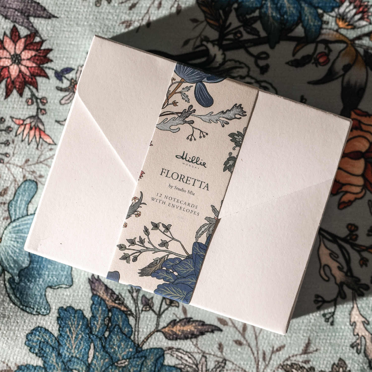 Floretta - Folded Cards and Envelopes (set of 12)