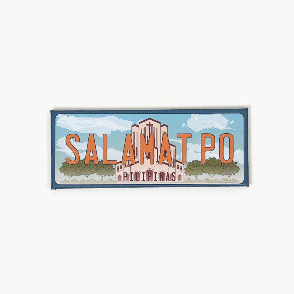 Plate Salamat Po - Magnet