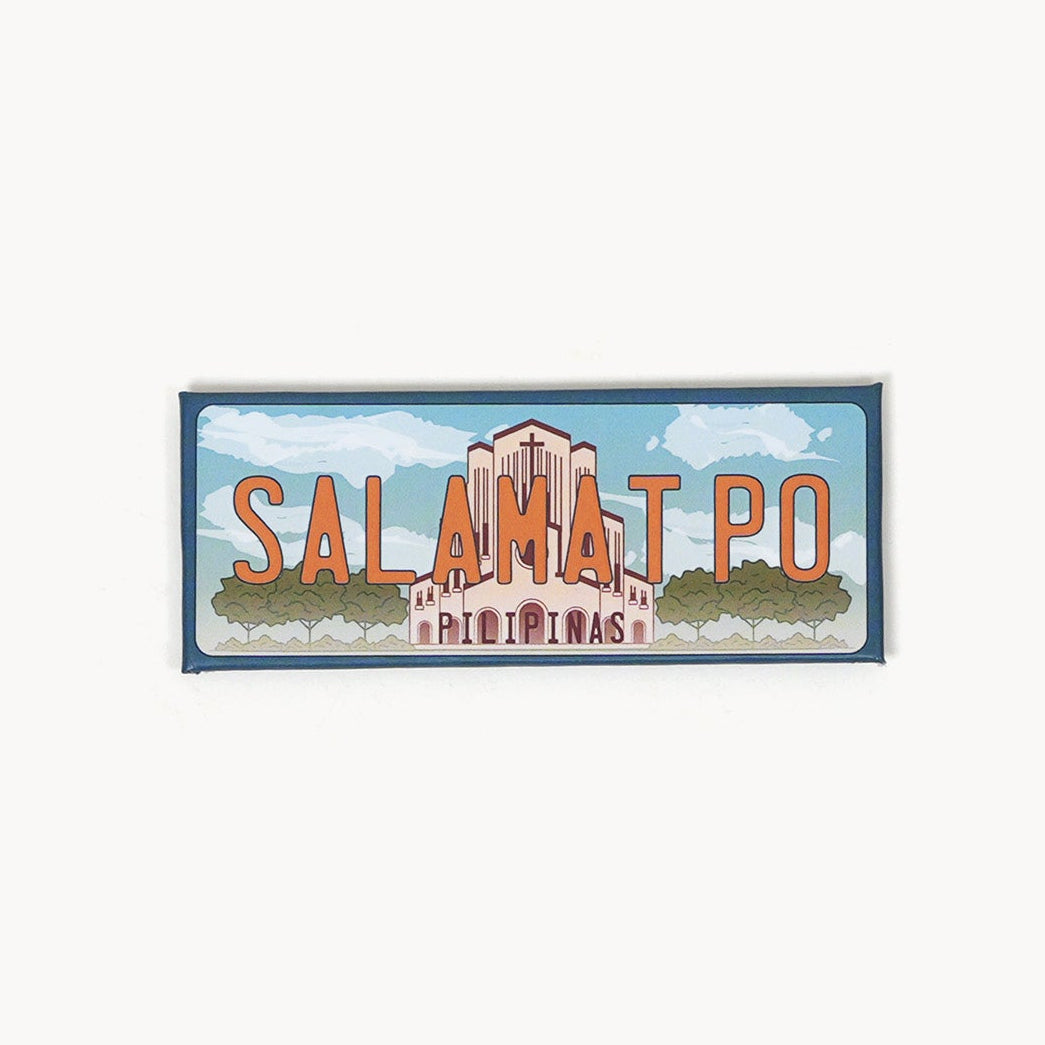 Plate Salamat Po - Magnet