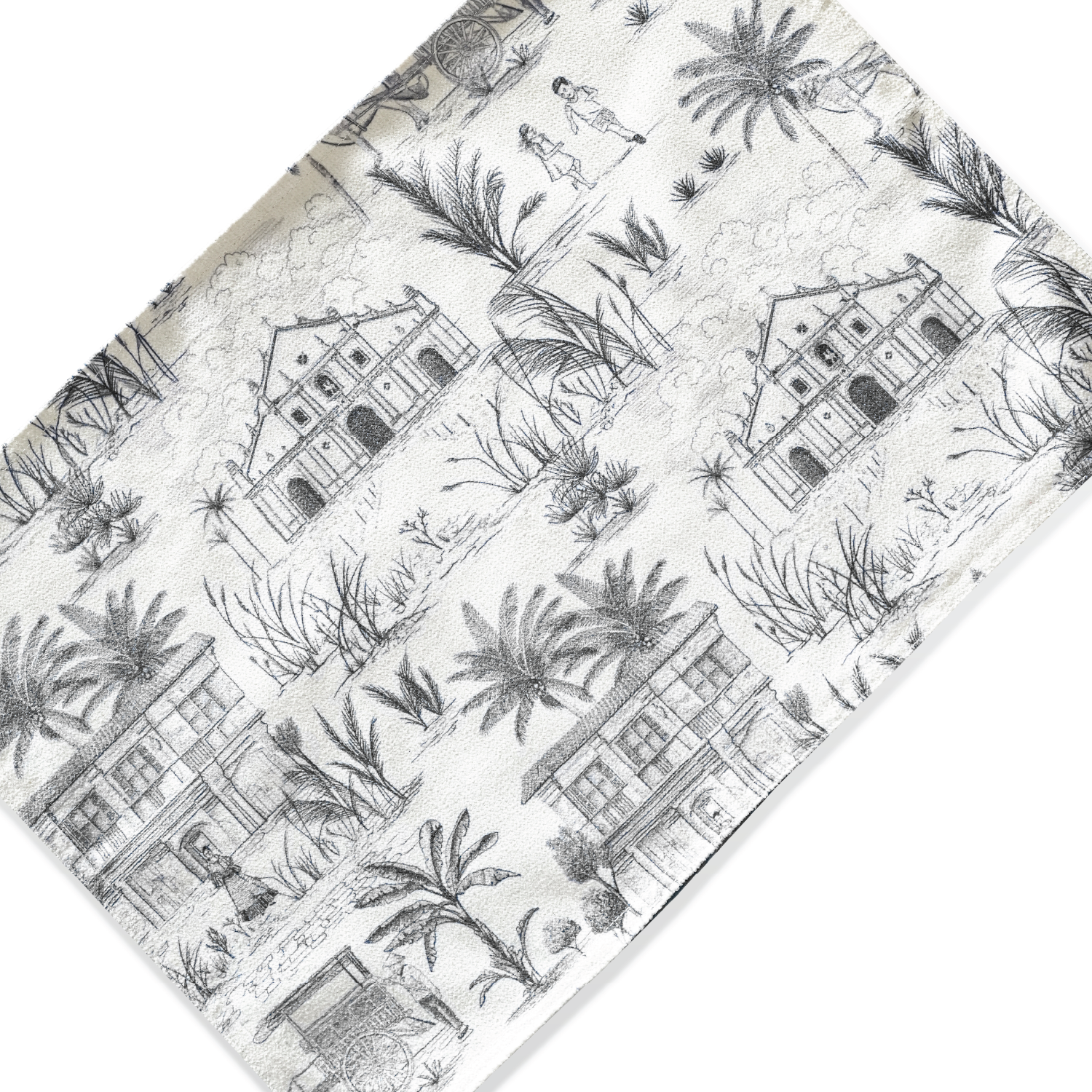 Vigan Crema - Fabric Placemat (set of 4) No Backing