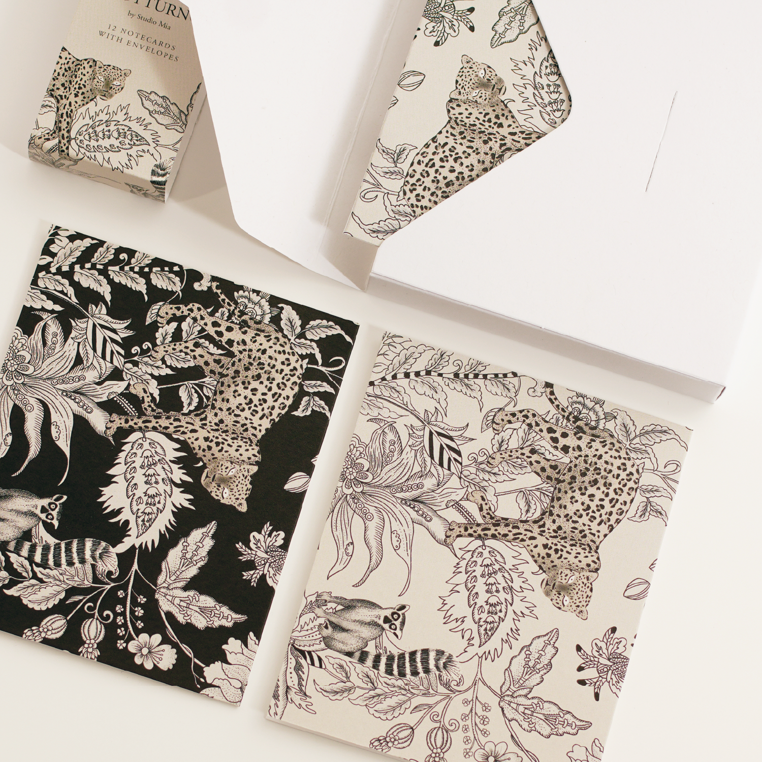 Notturno - Folded Cards and Envelopes (set of 12)