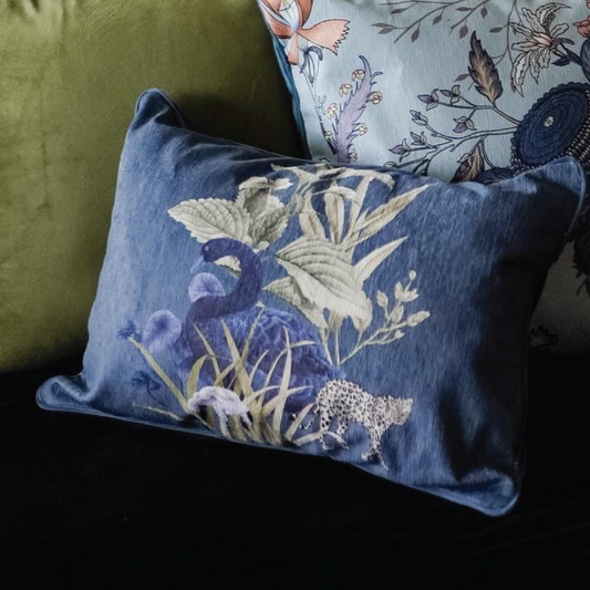 Evergreen Rain - Lumbar Pillow Cover