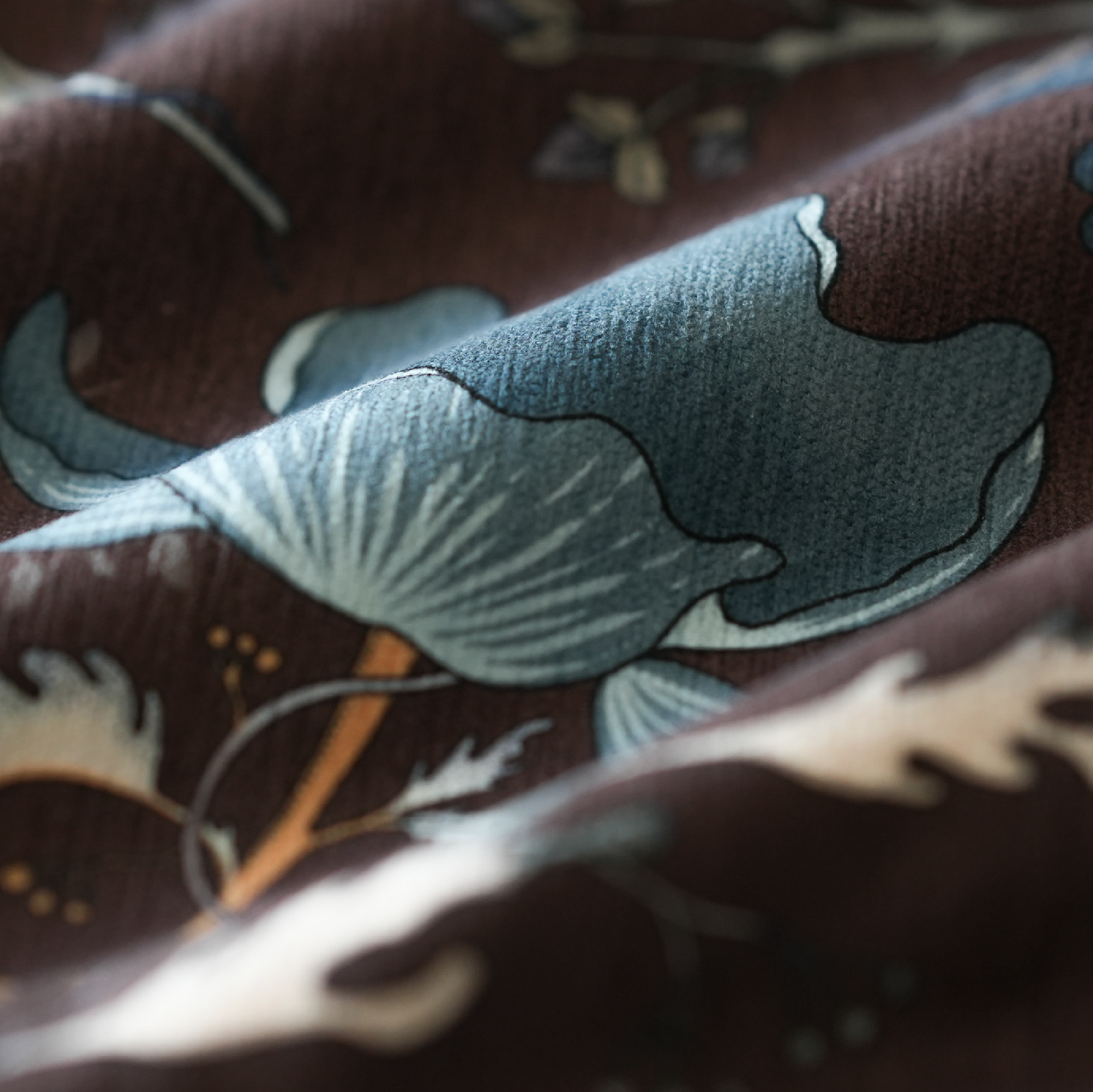 Floretta Brown - Throw Pillow Cover