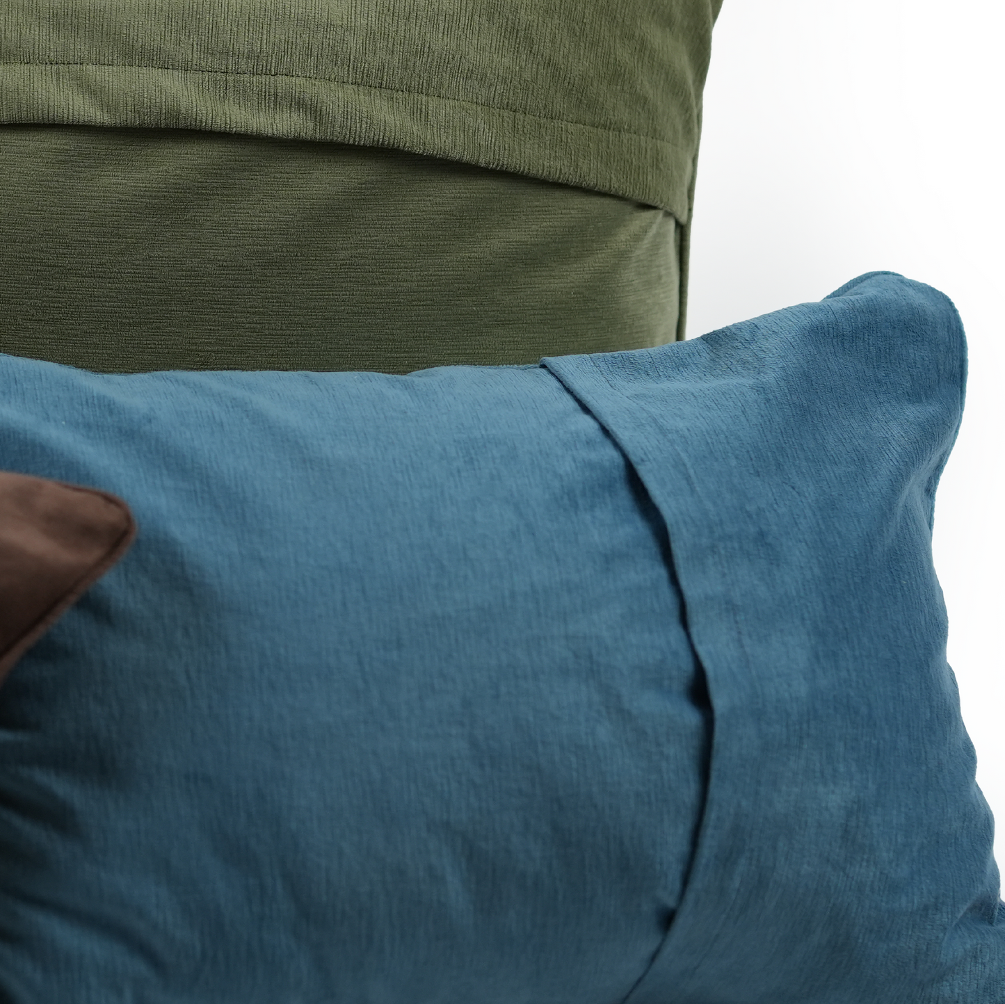 Floretta Light Blue - Lumbar Pillow Cover