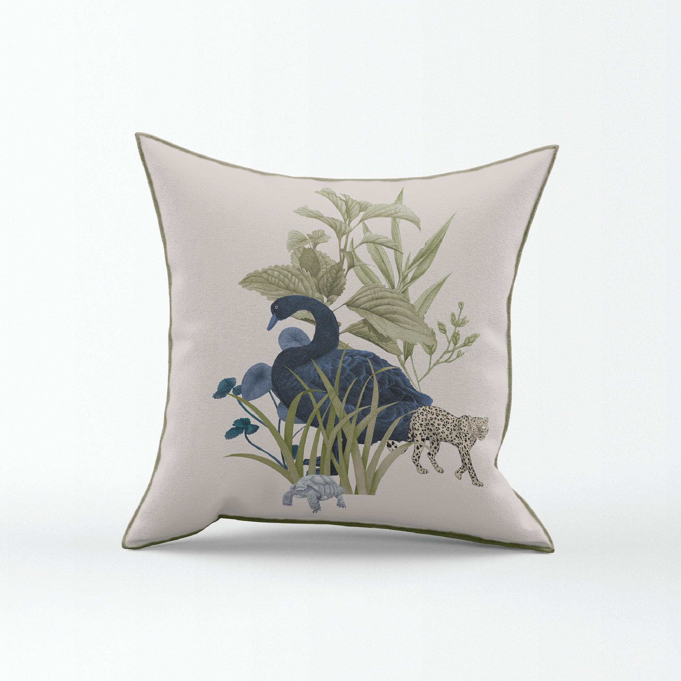 Evergreen Chalk - Throw Pillow Cover