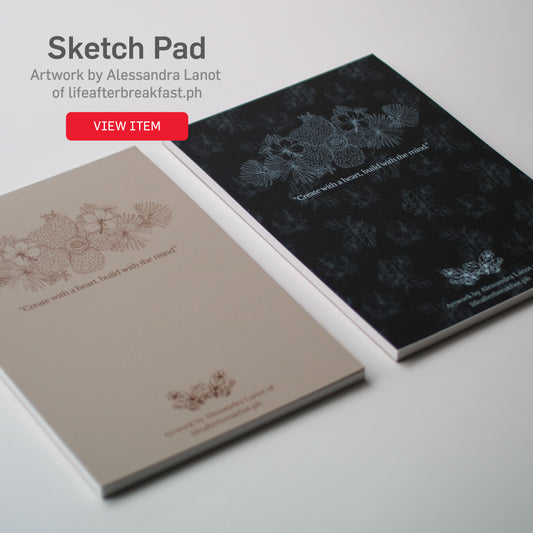 Sketch Pad - Artwork by Alessandra Lanot of lifeafterbreakfastph