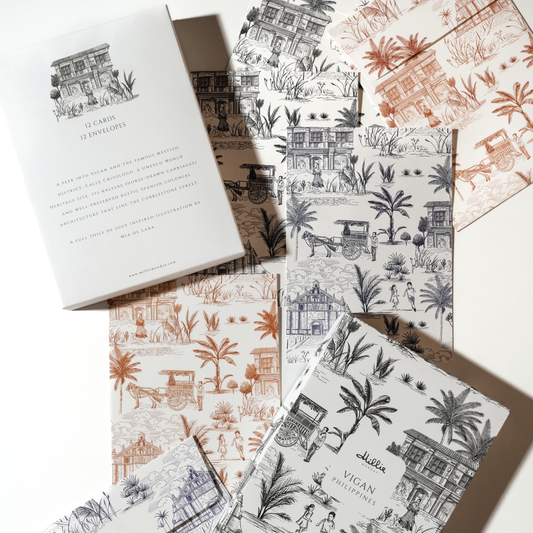 Vigan - Cards and Envelopes (set of 12)