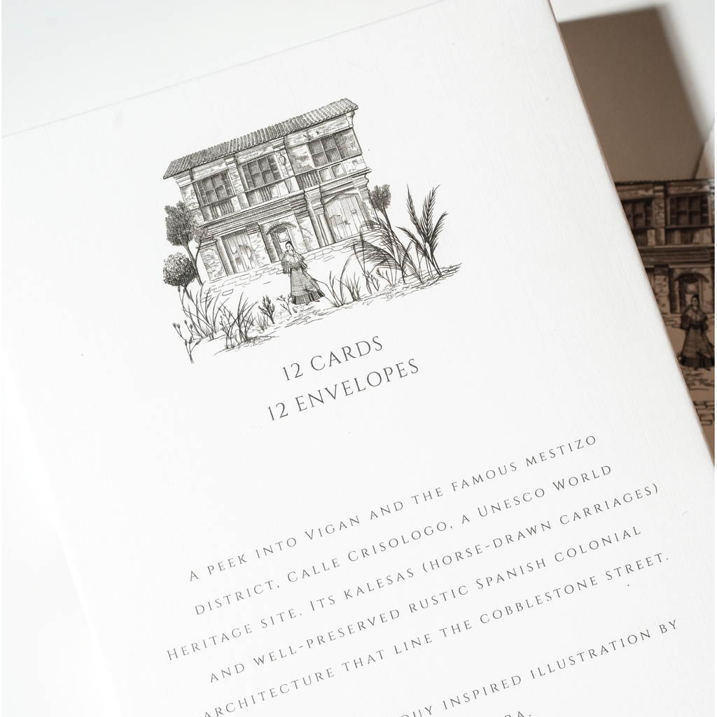 Vigan - Cards and Envelopes (set of 12)
