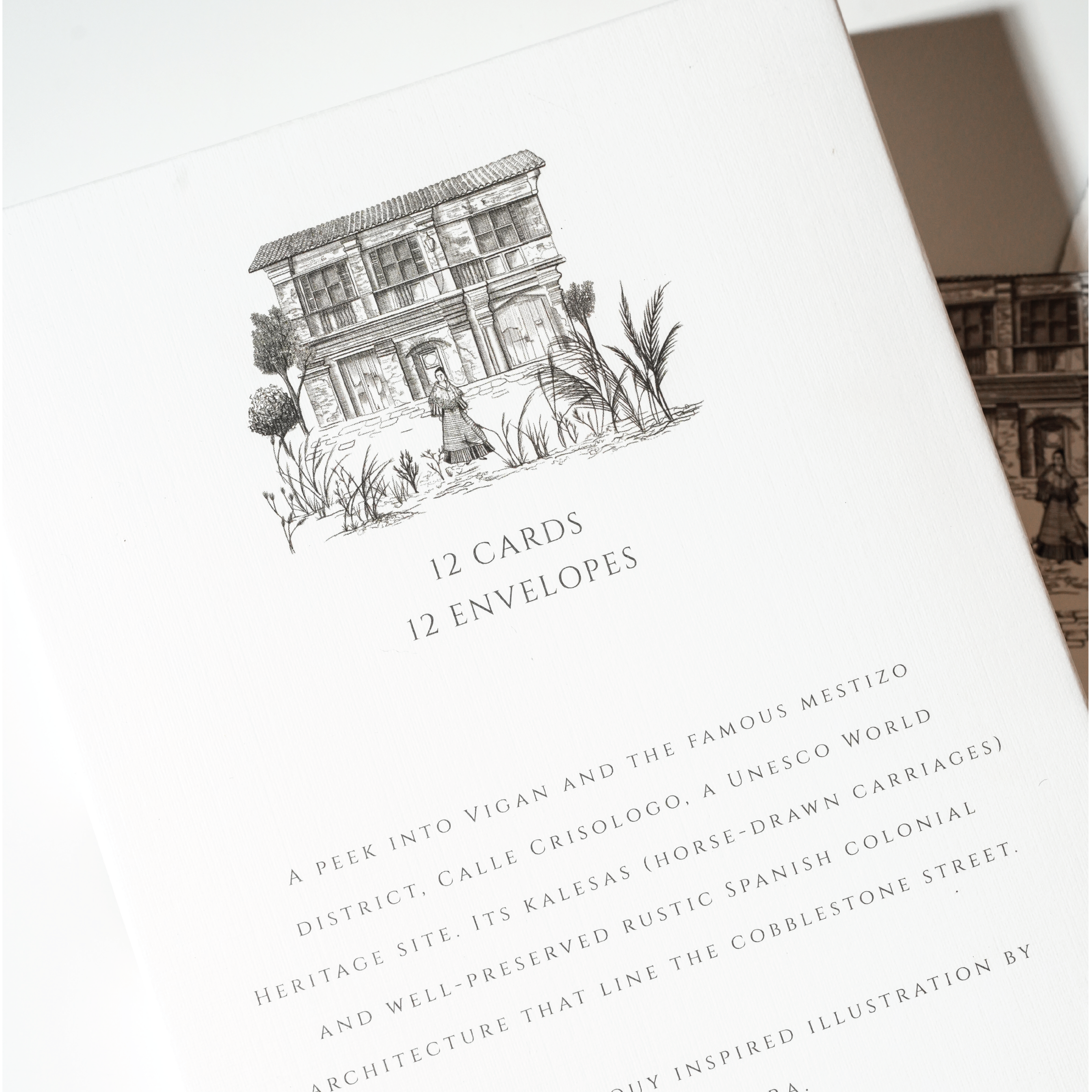 Vigan - Cards and Envelopes (set of 12)